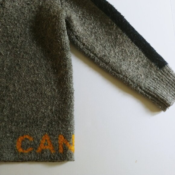 Canadiana Knit 1/4 Zip Canada Sweater size 2T - Picture 6 of 10
